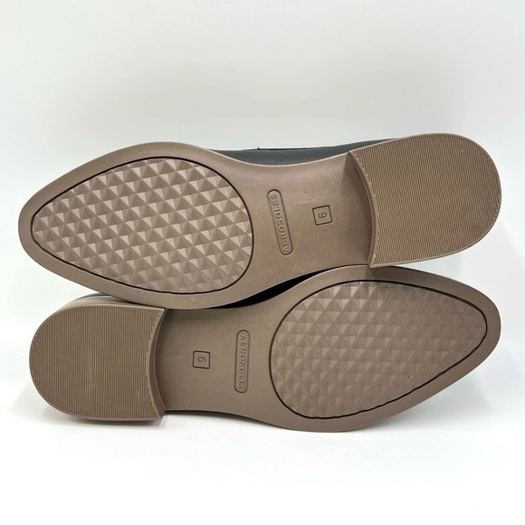 NEW Aerosoles Womens Size 6 Black Leather East‎ Side Slip On Loafers Shoes - Picture 8 of 12